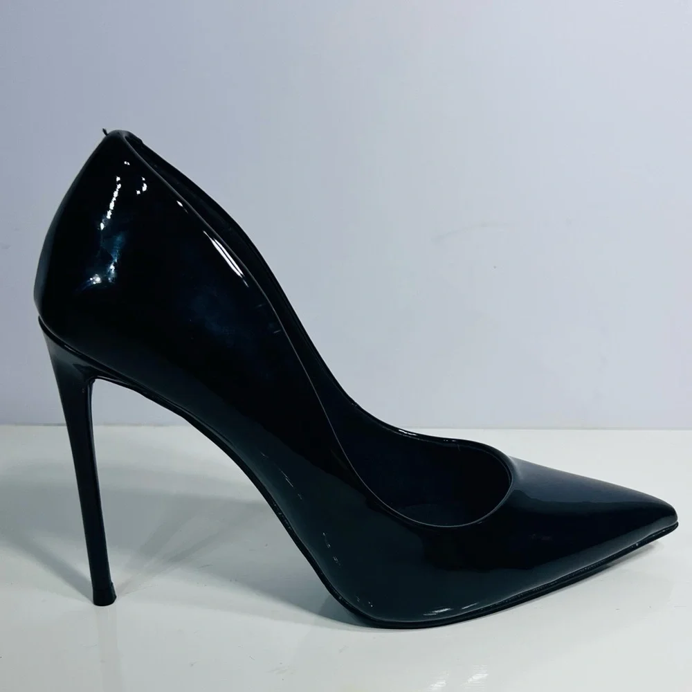 STEVE MADDEN VALANALA BLACK HEELS